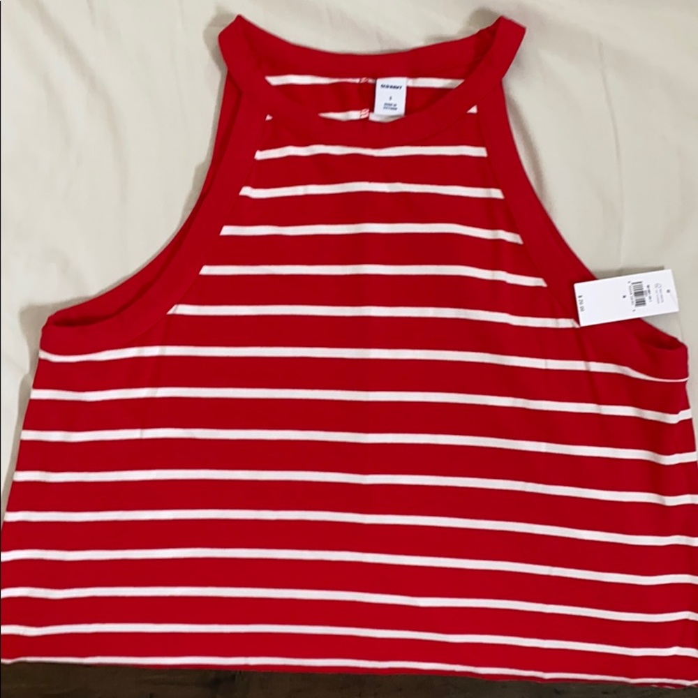 Old Navy Striped Dress in Red and White.